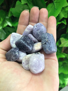 LEPIDOLITE TUMBLE STONE