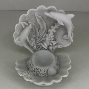 DOLPHIN SPHERE HOLDER STAND