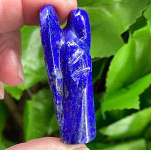 ANGEL CARVING - LAPIS LAZULI