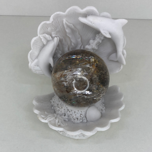 DOLPHIN SPHERE HOLDER STAND