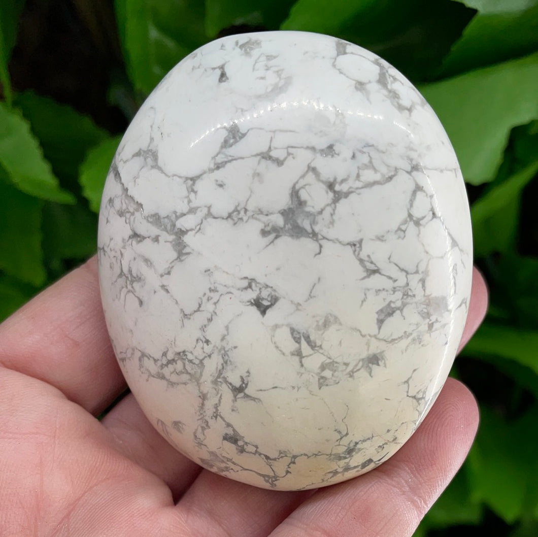 HOWLITE PALM STONE