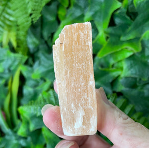 PEACH SELENITE BLOCK