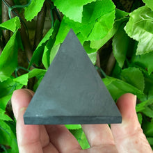 Load image into Gallery viewer, SHUNGHITE PYRAMID CARVING
