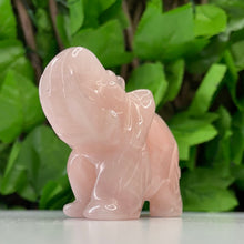 Load image into Gallery viewer, ELEPHANT CARVING - ROSE QUARTZ
