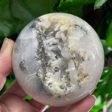 Load image into Gallery viewer, PYRITE QUARTZ SPHERE

